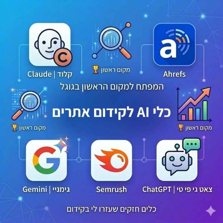 כלי AI מובחרים לקידום SEO