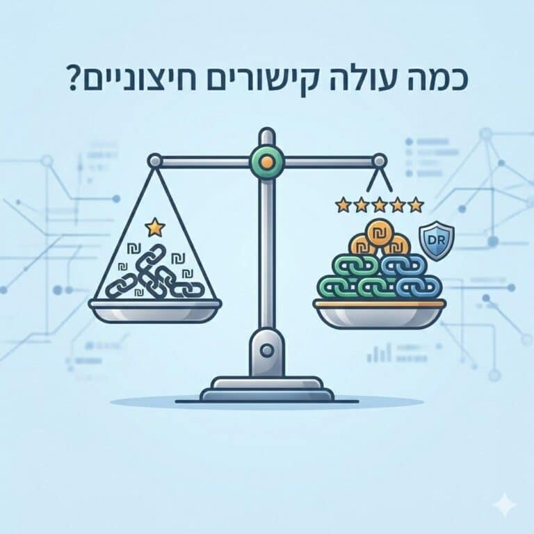 כמה עולה קישורים חיצוניים 2026